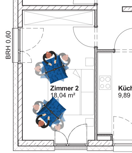 Liebesschaukel über dem Bett aufhängen
